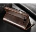 Samsung Galaxy A7 - Caseme Vintage Luxury Slim Flip PU Leather Stand Protective Phone Cover Case - Brown